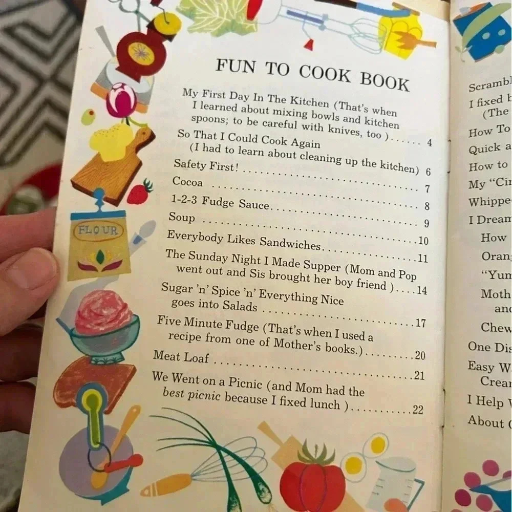 Collection of vintage cookbooks for kids, teens, and parents! From the 60s-70s - Picture 10 of 11
